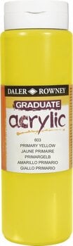 Pintura acrílica Daler Rowney Graduate Acrylic Paint Primary Yellow 500 ml 1 pc - 1