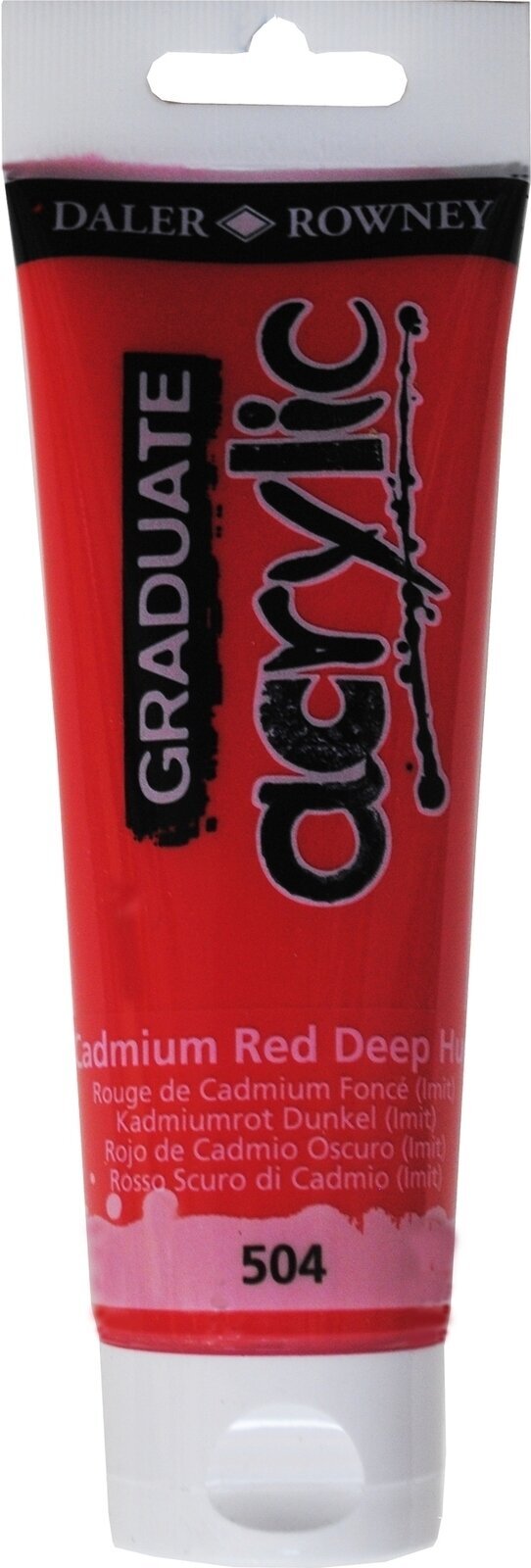 Akrylová farba Daler Rowney Graduate Akrylová farba Cadmium Red Deep Hue 120 ml 1 ks