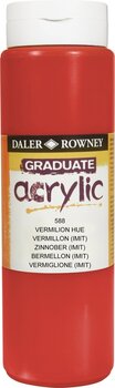 Culoare acrilică Daler Rowney Graduate Vopsea acrilică Vermilion Hue 500 ml 1 buc - 1