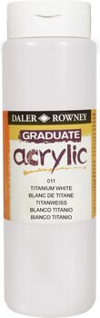 Colore acrilico Daler Rowney Graduate Colori acrilici Titanium White 500 ml 1 pz - 1