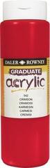 Akrylová barva Daler Rowney Graduate Akrylová barva Crimson 500 ml 1 ks