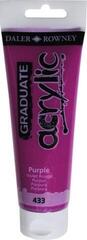 Acrylic Paint Daler Rowney Graduate Acrylic Paint Purple 120 ml 1 pc