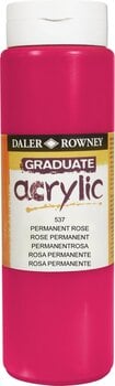 Culoare acrilică Daler Rowney Graduate Vopsea acrilică Permant Rose 500 ml 1 buc - 1