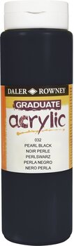 Akrylmaling Daler Rowney Graduate Akrylmaling Pearl Black 500 ml 1 stk. - 1