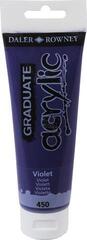 Acrylic Paint Daler Rowney Graduate Acrylic Paint Violet 120 ml 1 pc