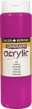 Colore acrilico Daler Rowney Graduate Colori acrilici Purple 500 ml 1 pz - 1