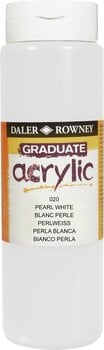 Culoare acrilică Daler Rowney Graduate Vopsea acrilică Perlă Alb 500 ml 1 buc - 1