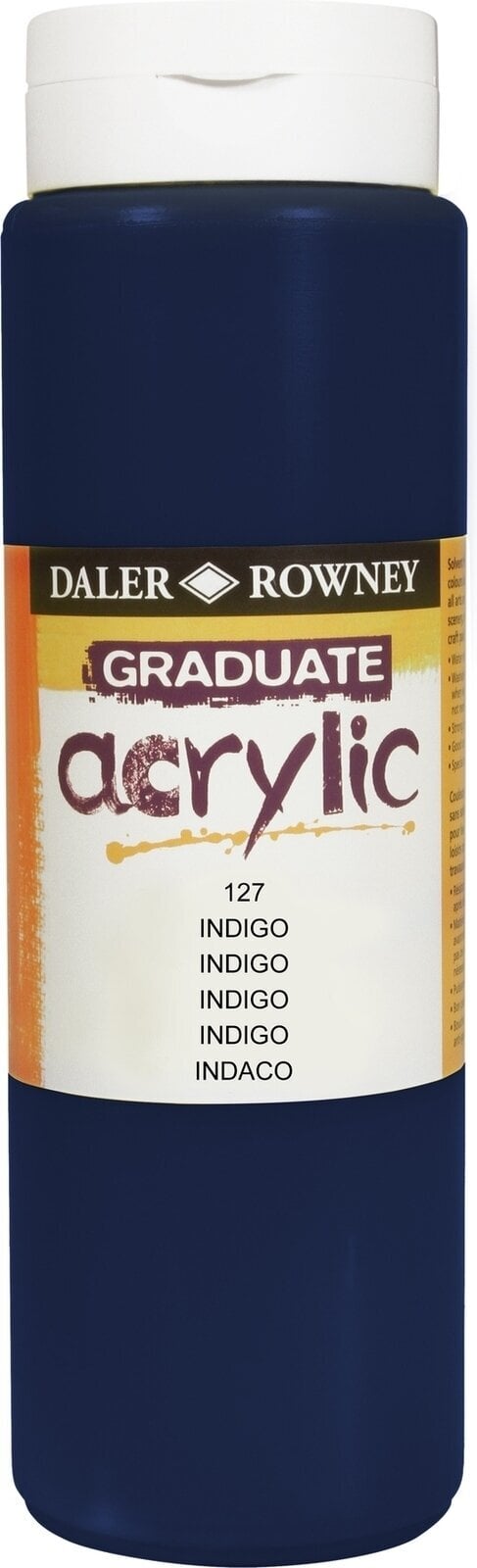 Acrylfarbe Daler Rowney Graduate Acrylfarbe Indigo 500 ml 1 Stck