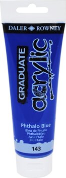 Acrylfarbe Daler Rowney Graduate Acrylfarbe Phthalo Blue 120 ml 1 Stck - 1