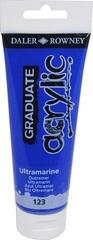 Akrylová barva Daler Rowney Graduate Akrylová barva Ultramarine Blue 120 ml 1 ks