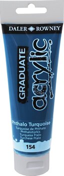 Acrylfarbe Daler Rowney Graduate Acrylfarbe Phthalo Turquoise 120 ml 1 Stck - 1