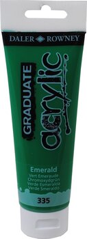 Akrylmaling Daler Rowney Graduate Akrylmaling Emerald Green 120 ml 1 stk. - 1