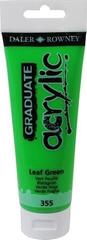 Akrylová barva Daler Rowney Graduate Akrylová barva Leaf Green 120 ml 1 ks