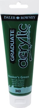 Aκρυλικό Χρώμα Daler Rowney Graduate Ακρυλική μπογιά Hooker's Green 120 ml 1 τεμ. - 1