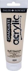 Akrilna boja Daler Rowney Graduate Akrilna boja Buff Titanium 120 ml 1 kom