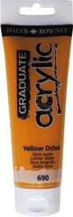 Akrylová barva Daler Rowney Graduate Akrylová barva Yellow Ochre 120 ml 1 ks