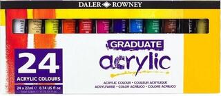 Akrilna boja Daler Rowney Graduate Set akrilnih boja 24 x 22 ml