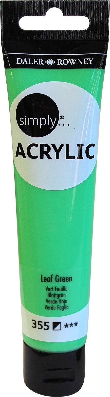Acrylic Paint Daler Rowney Simply Acrylic Paint Leaf Green 75 ml 1 pc