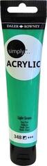 Akrylová barva Daler Rowney Simply Akrylová barva Light Green 75 ml 1 ks