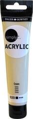 Farba akrylowa Daler Rowney Simply Farba akrylowa Cream 75 ml 1 szt.