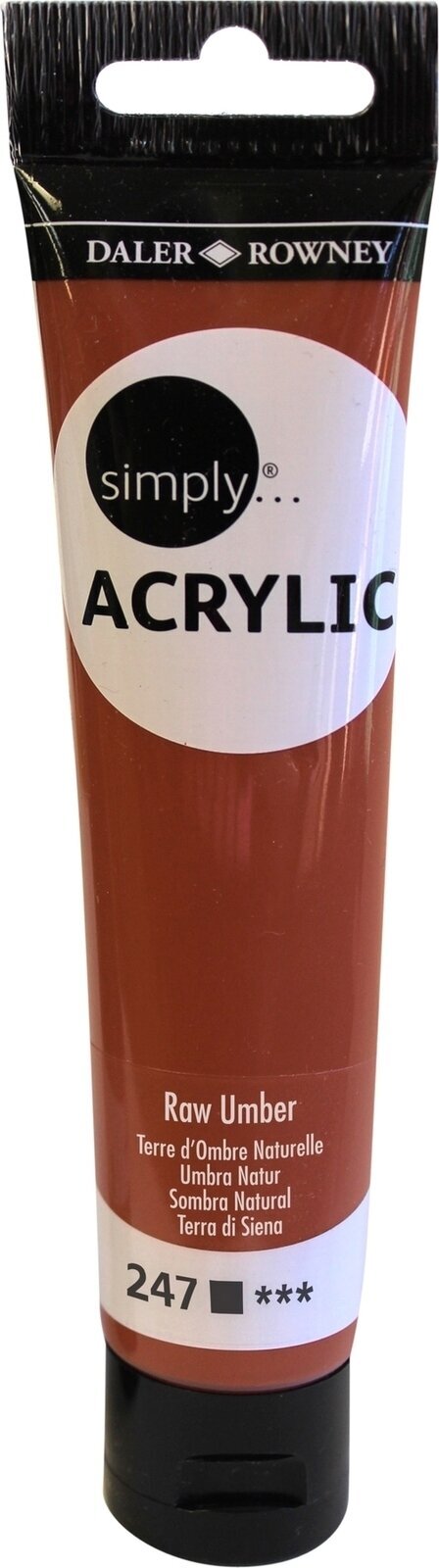 Acrylfarbe Daler Rowney Simply Acrylfarbe Raw Umber 75 ml 1 Stck
