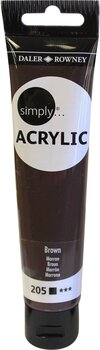 Peinture acrylique Daler Rowney Simply Peinture acrylique Brown 75 ml 1 pc - 1