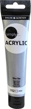 Peinture acrylique Daler Rowney Simply Peinture acrylique Silver 75 ml 1 pc - 1