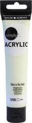 Farba akrylowa Daler Rowney Simply Farba akrylowa Glow In The Dark 75 ml 1 szt.
