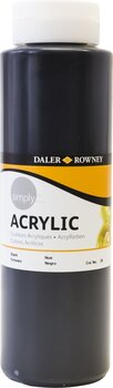 Culoare acrilică Daler Rowney Simply Vopsea acrilică Black 750 ml 1 buc - 1