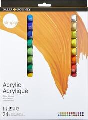 Akryylimaali Daler Rowney Simply Set of Acrylic Paints 24 x 12 ml