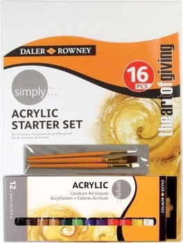 Akrylmaling Daler Rowney Simply Sæt med akrylmaling 12 x 12 ml - 1