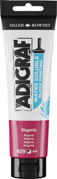 Verf voor linosnede Daler Rowney Adigraf Block Printing Water Soluble Colour Verf voor linosnede Magenta 150 ml - 1