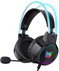 PC slúchadlá Onikuma X15 PRO Double-Head Beam RGB Wired Gaming Headset Čierna PC slúchadlá