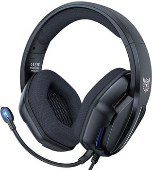 PC headset Onikuma X27 RGB Ergonomic Wired Gaming Headset Noise Canceling Mic Black - 1