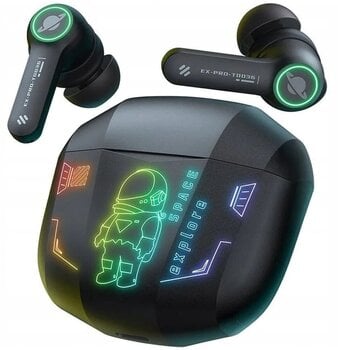 True trådløs i øre Onikuma T36 TWS RGB Gaming Wireless Bluetooth Earbuds - 1
