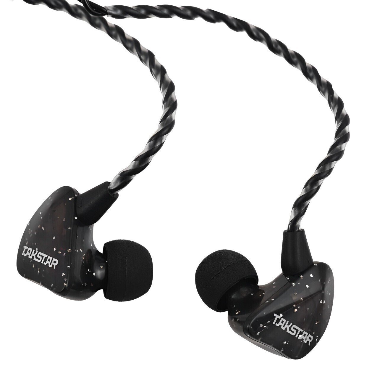 Ohrbügel-Kopfhörer Takstar TS-2300 Black In-Ear Monitor Earphones