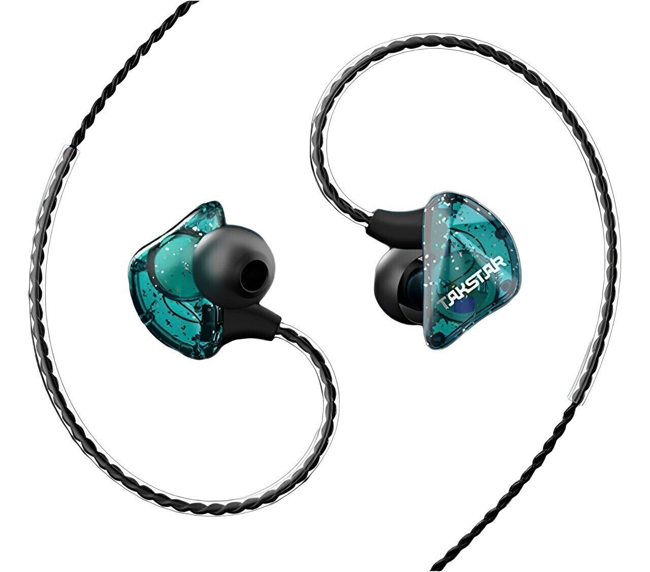 Ухото Loop слушалки Takstar TS-2300 Blue In-Ear Monitor Earphones