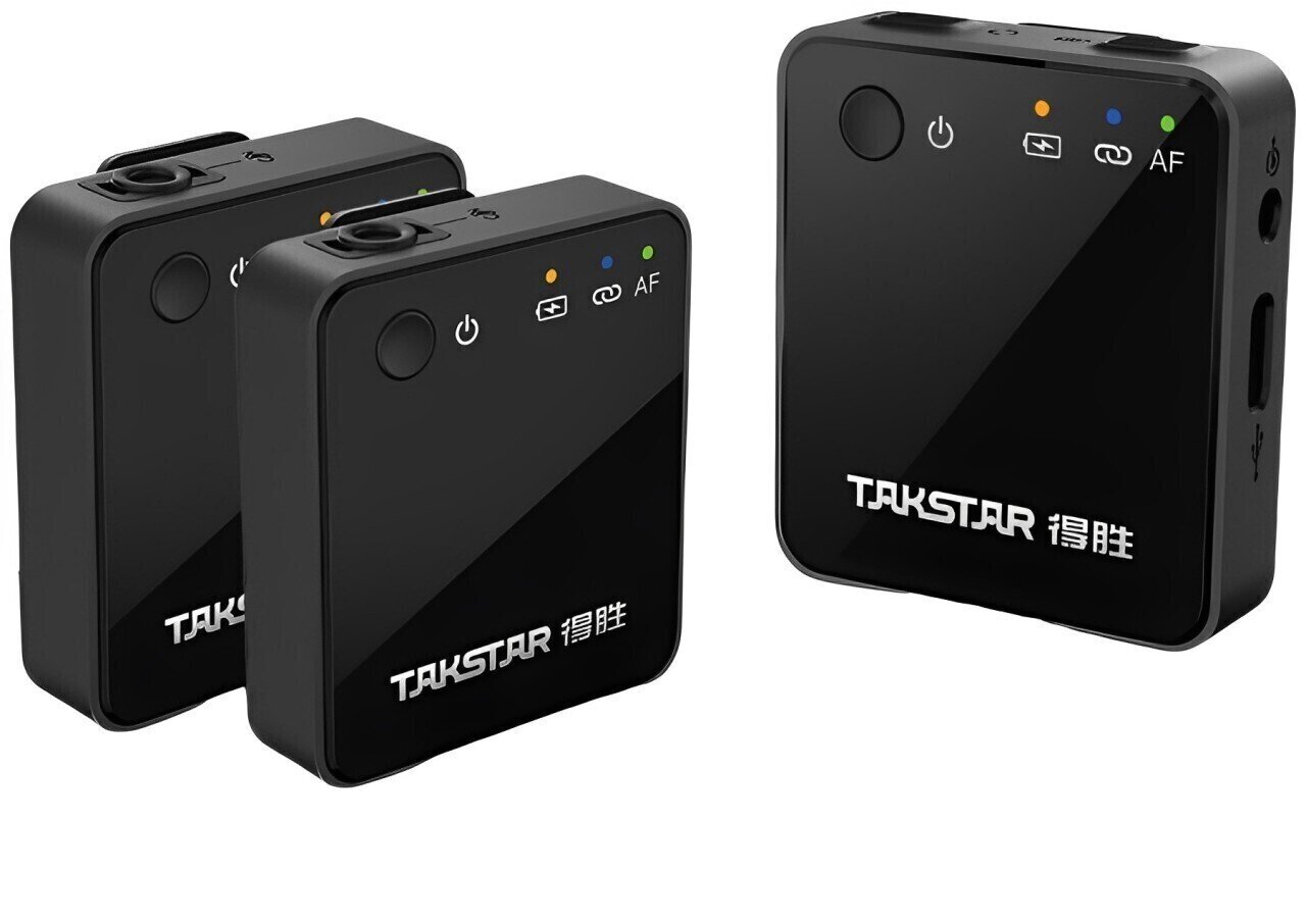 Wireless Audio System for Camera Takstar V1 Dual Wireless Video Microphone
