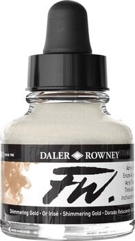 Tinte Daler Rowney FW Acryltinte Shimmering Gold 29,5 ml 1 Stck - 1