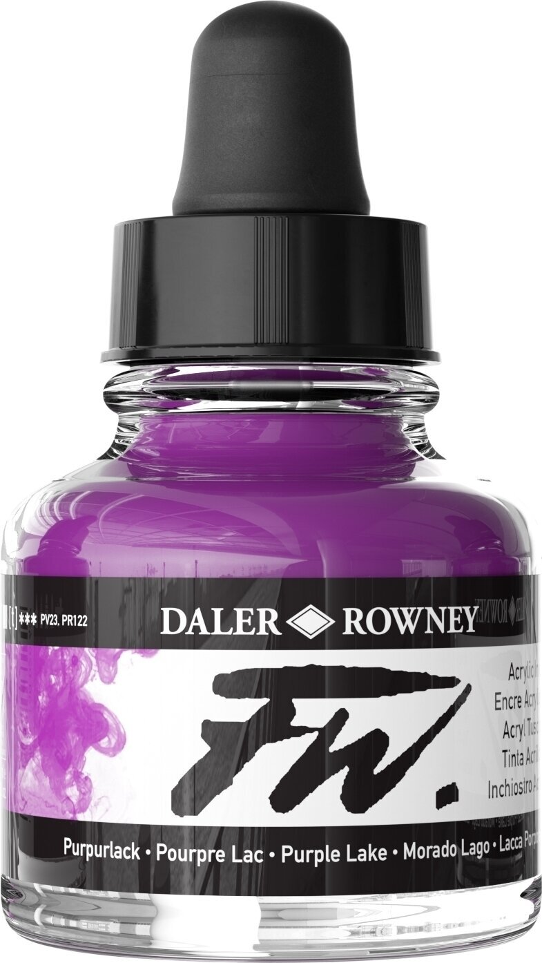 Tinte Daler Rowney FW Acryltinte Purple Lake 29,5 ml 1 Stck