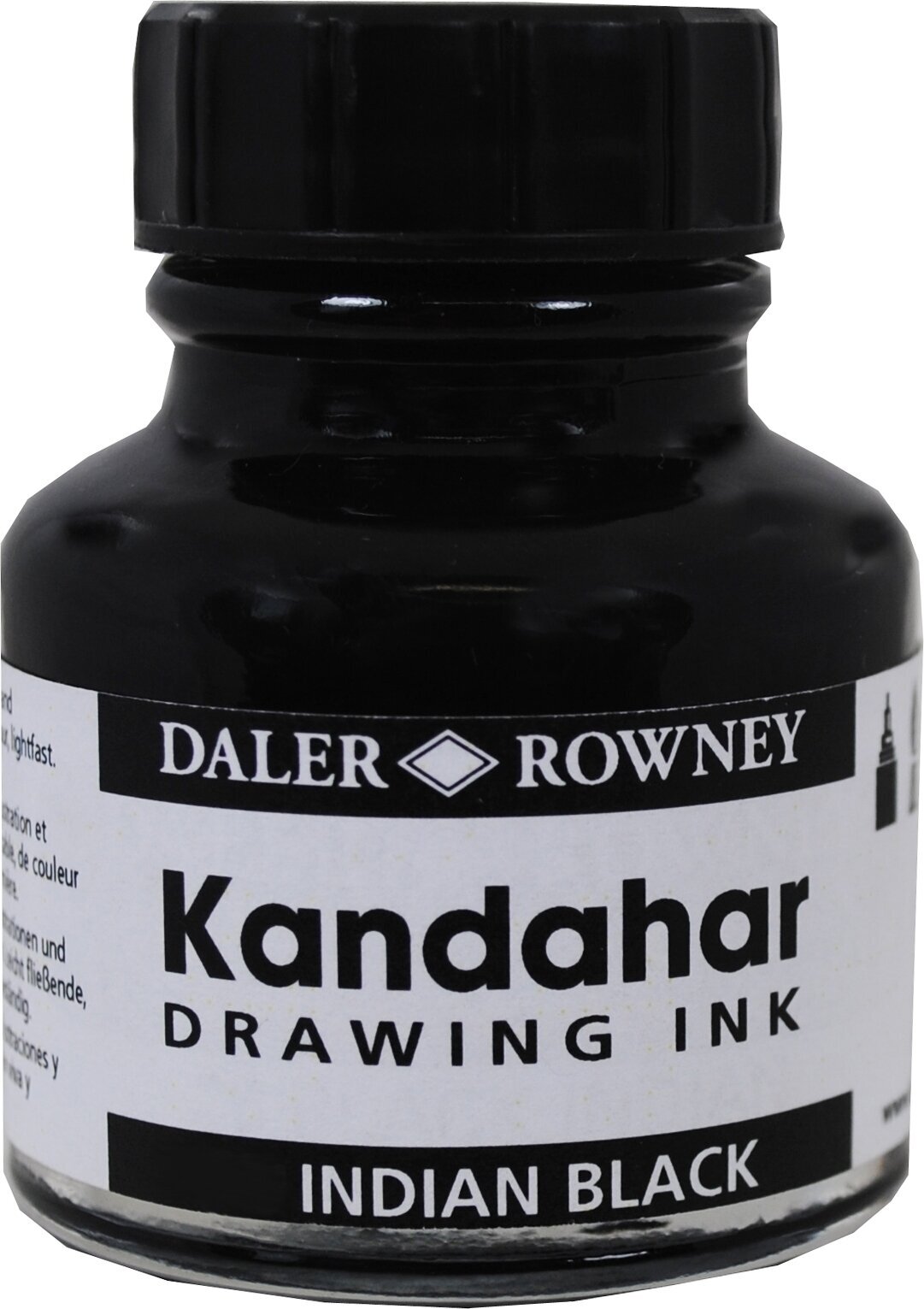 Мастило Daler Rowney Kandahar Рисуване с мастило Black 28 ml 1 бр