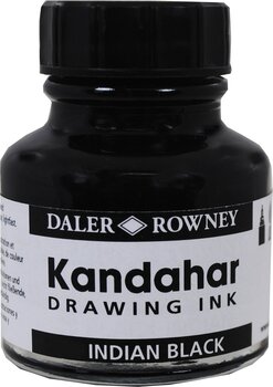 Muste Daler Rowney Kandahar Drawing Ink Black 28 ml 1 kpl - 1