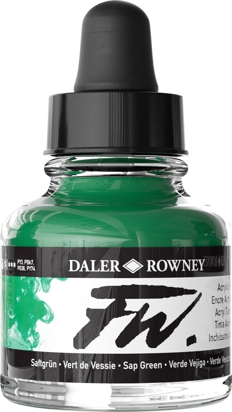 Tuš Daler Rowney FW Akrylový tuš Sap Green 29,5 ml 1 ks