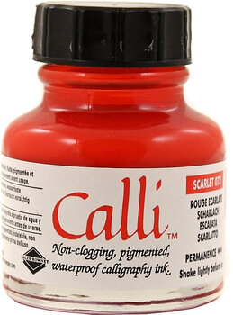 Tinte Daler Rowney Calli Kalligrafische Tinte Scarlet 29,5 ml 1 Stck - 1