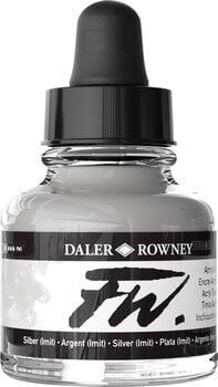 Ink Daler Rowney FW Acrylic Ink Silver Imitation 29,5 ml 1 pc - 1