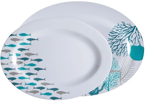 Veneen astiat, veneen ruokailuvälineet Marine Business Coastal Serving Platters 2 Plate - 1