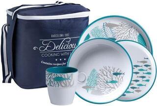 Keukengerei voor de boot Marine Business Coastal Tableware Set 24 Tableware