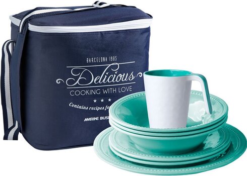 Pratos marítimos, talheres marítimos Marine Business Harmony Tableware Set 16 Tableware - 1