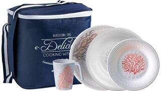 Keukengerei voor de boot Marine Business Harmony Tableware Set Coral