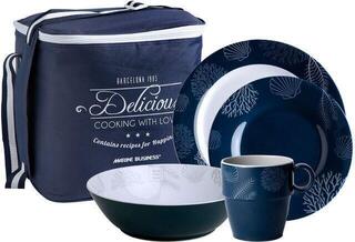 Marine Dishes, Marine Cutlery Marine Business Living Tableware Set 16 Tableware